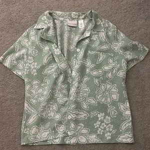 Alfred Dunner floral button up